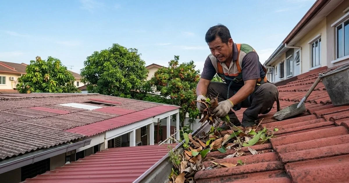 Clogged & Leaking Gutters