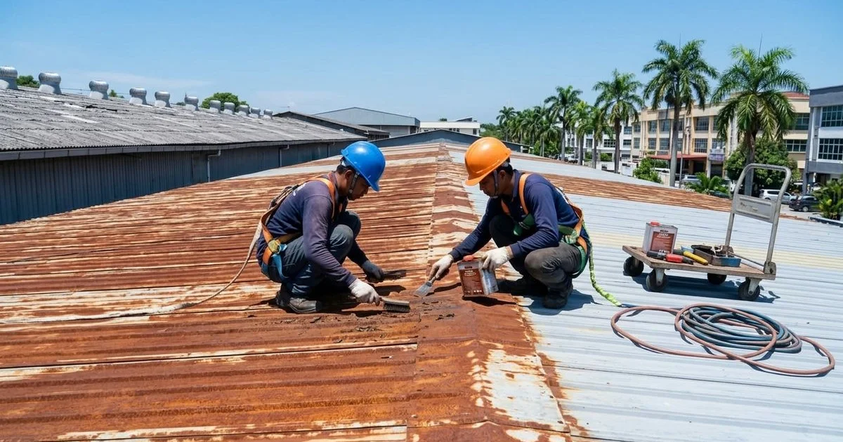 Rusted Roof Repair