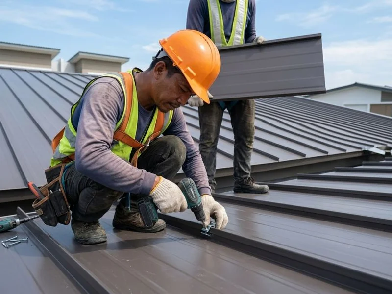 Metal Deck Roofing project 3