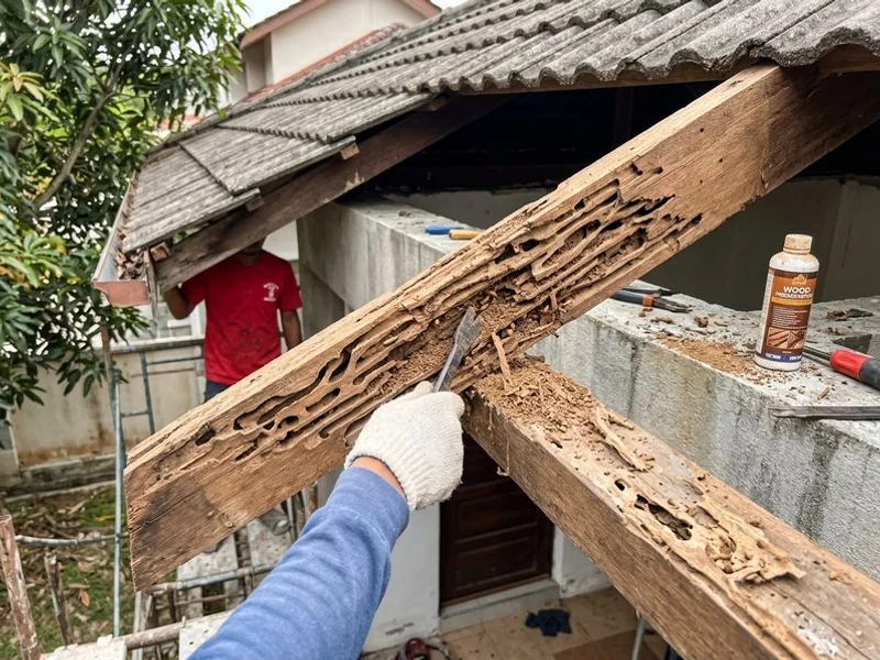 Roof Truss Repair project 1