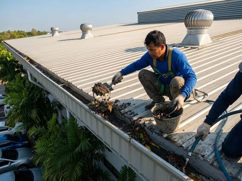 Clogged & Leaking Gutters project 1