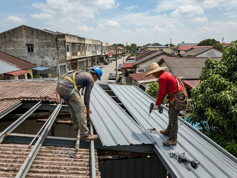 Metal Deck Roofing project 1